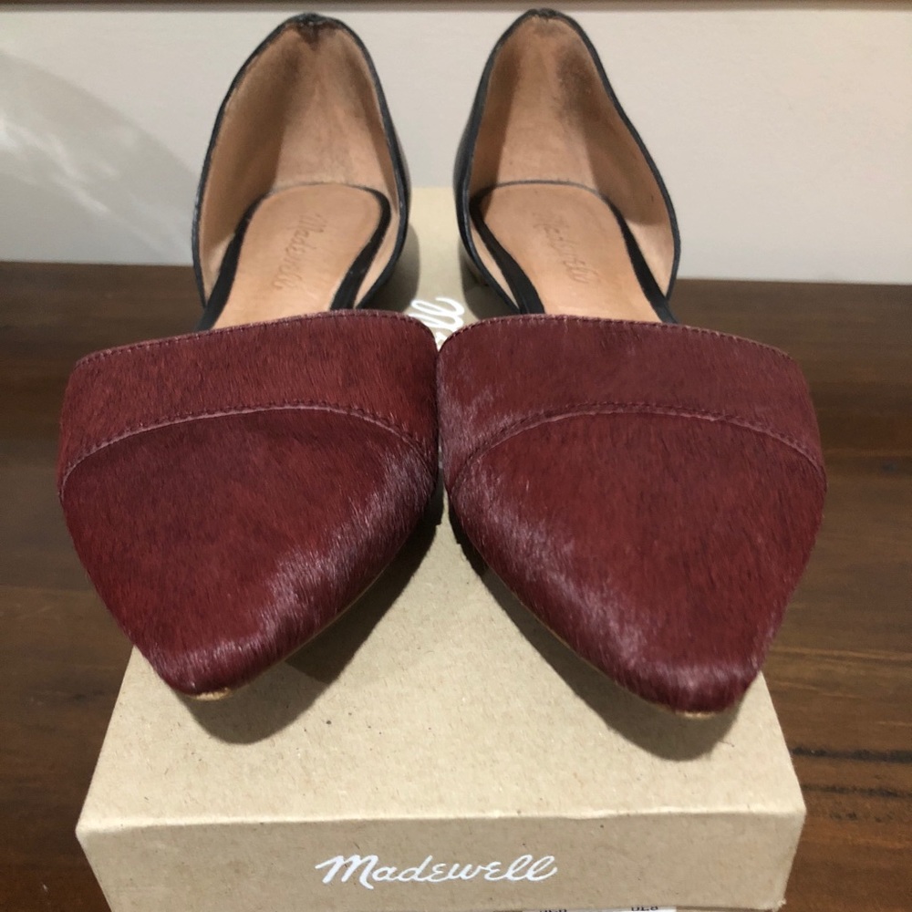 Madewell The D’Orsay Flat in Calf Hair
